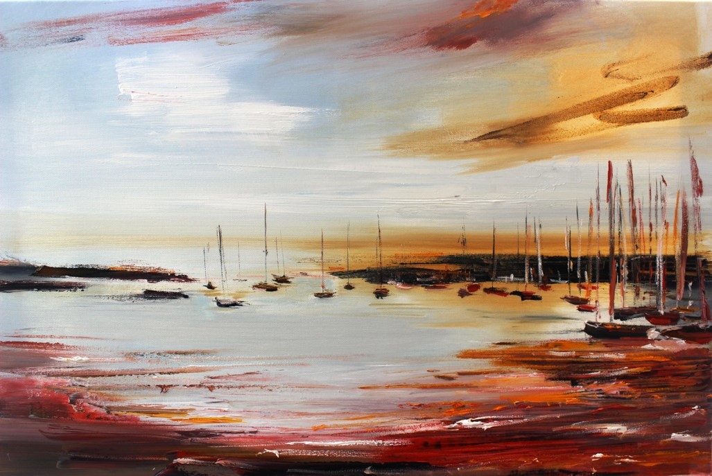 'Scattered Boats' by artist Rosanne Barr